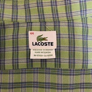 Lacrosse men's long sleeve regular Oxford shirt.